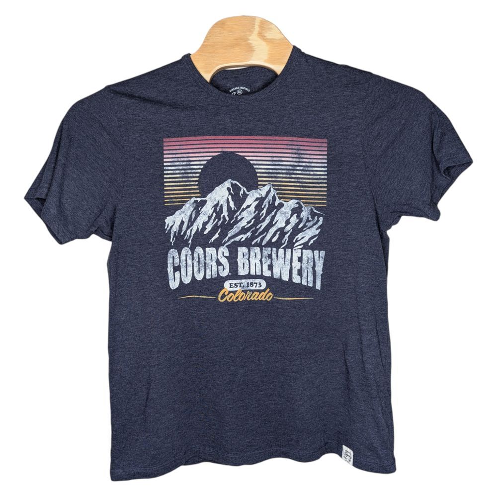 Coors Brewery Colorado T Shirt Size XL Gray Legacy‎ Vintage Inspired 1873 Beer
